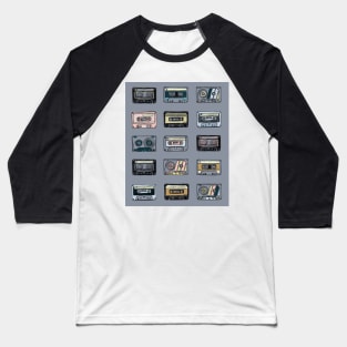 audio music cassettes, tapes Baseball T-Shirt